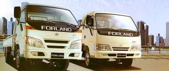 Ficha tecnica Foton Forland JB3-R