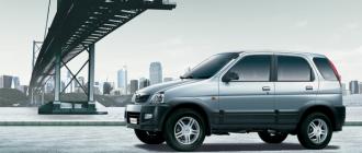 Ficha tecnica Zotye Nomada II