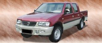 Ficha tecnica Jinbei Pick Up doble cabina SY1023SHN