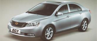 Ficha Tecnica Geely EC7