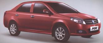 Ficha Tecnica Geely MK