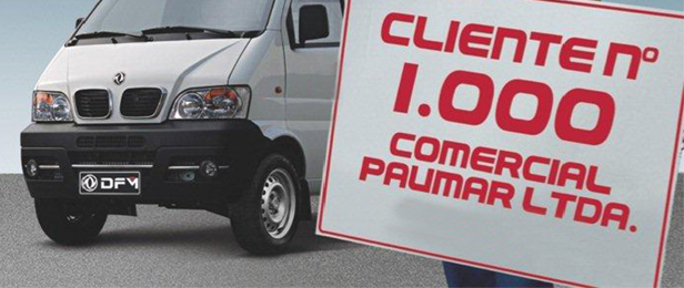 Dfm vendío su vehiculo 1.000 en Chile